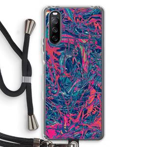 CaseCompany Sleeping Dreams: Sony Sony Xperia 10 III Transparant Hoesje met koord
