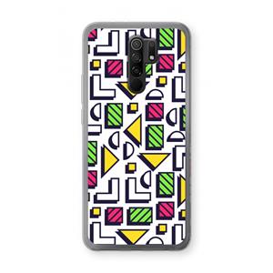 CaseCompany 8-bit N°4: Xiaomi Redmi 9 Transparant Hoesje