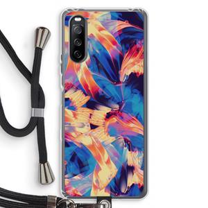 CaseCompany Tuesday Night: Sony Sony Xperia 10 III Transparant Hoesje met koord