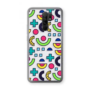 CaseCompany 8-bit N°6: Xiaomi Redmi 9 Transparant Hoesje