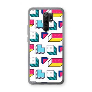 CaseCompany 8-bit N°7: Xiaomi Redmi 9 Transparant Hoesje