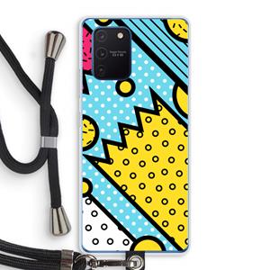CaseCompany Pop Art #1: Samsung Galaxy Note 10 Lite Transparant Hoesje met koord