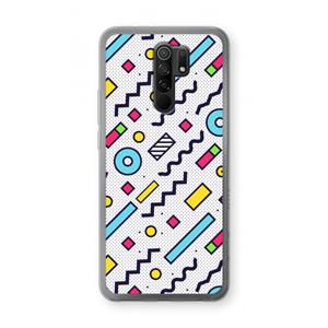 CaseCompany 8-bit N°8: Xiaomi Redmi 9 Transparant Hoesje