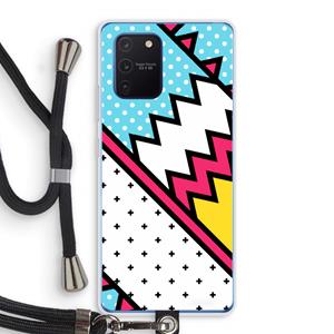 CaseCompany Pop Art #2: Samsung Galaxy Note 10 Lite Transparant Hoesje met koord