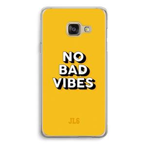 CaseCompany No Bad Vibes: Samsung A3 (2017) Transparant Hoesje