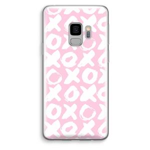 CaseCompany XOXO: Samsung Galaxy S9 Transparant Hoesje