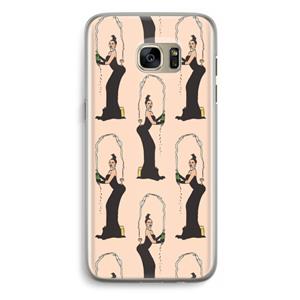 CaseCompany Pop Some Kim: Samsung Galaxy S7 Edge Transparant Hoesje