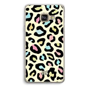 CaseCompany Leopard pattern: Samsung A3 (2017) Transparant Hoesje