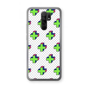 CaseCompany 8-bit N°10: Xiaomi Redmi 9 Transparant Hoesje