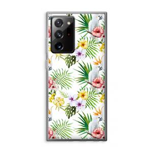 CaseCompany Gele kuif: Samsung Galaxy Note 20 Ultra / Note 20 Ultra 5G Transparant Hoesje