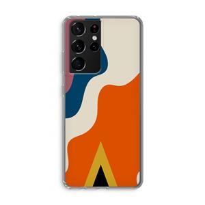 CaseCompany Noor A: Samsung Galaxy S21 Ultra Transparant Hoesje
