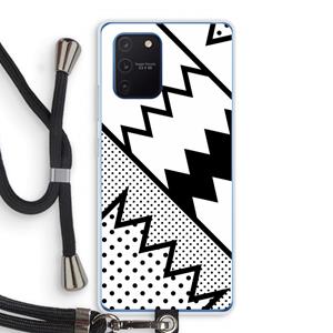 CaseCompany Pop Art #5: Samsung Galaxy Note 10 Lite Transparant Hoesje met koord