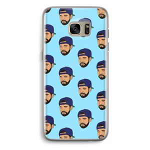 CaseCompany Drake Away: Samsung Galaxy S7 Edge Transparant Hoesje