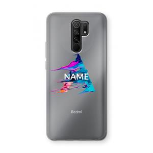 CaseCompany Abstract Spectrum: Xiaomi Redmi 9 Transparant Hoesje