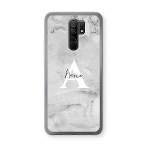 CaseCompany Ivory Marble: Xiaomi Redmi 9 Transparant Hoesje