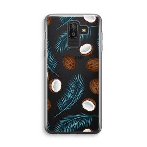 CaseCompany Kokosnoot roze: Samsung Galaxy J8 (2018) Transparant Hoesje