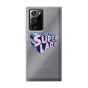 CaseCompany Superlady: Samsung Galaxy Note 20 Ultra / Note 20 Ultra 5G Transparant Hoesje