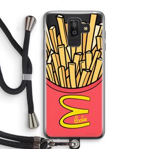 CaseCompany McElodie: Samsung Galaxy J8 (2018) Transparant Hoesje met koord