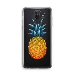 CaseCompany Grote ananas: Samsung Galaxy J8 (2018) Transparant Hoesje