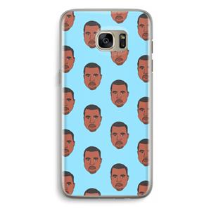 CaseCompany Kanye Call Me℃: Samsung Galaxy S7 Edge Transparant Hoesje