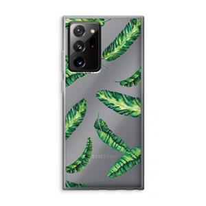CaseCompany Lange bladeren: Samsung Galaxy Note 20 Ultra / Note 20 Ultra 5G Transparant Hoesje