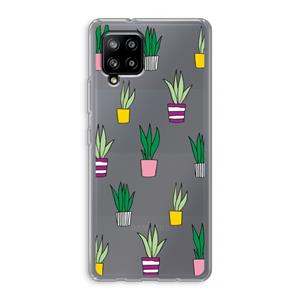 CaseCompany Sanseveria: Samsung Galaxy A42 5G Transparant Hoesje