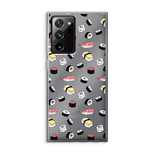 CaseCompany Sushi time: Samsung Galaxy Note 20 Ultra / Note 20 Ultra 5G Transparant Hoesje