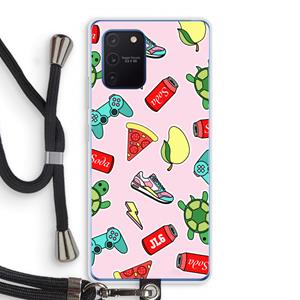 CaseCompany Things Jamie Loves: Samsung Galaxy Note 10 Lite Transparant Hoesje met koord