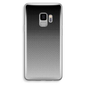 CaseCompany Musketon Halftone: Samsung Galaxy S9 Transparant Hoesje