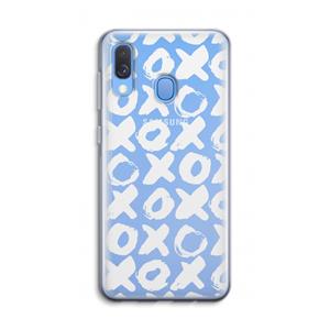 CaseCompany XOXO: Samsung Galaxy A40 Transparant Hoesje