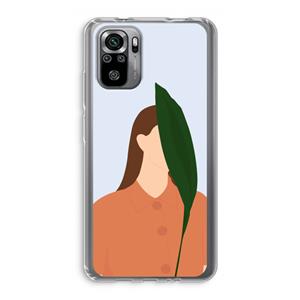 CaseCompany Leaf: Xiaomi Redmi Note 10S Transparant Hoesje