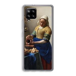CaseCompany The Milkmaid: Samsung Galaxy A42 5G Transparant Hoesje