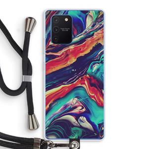 CaseCompany Chameleon Sun: Samsung Galaxy Note 10 Lite Transparant Hoesje met koord