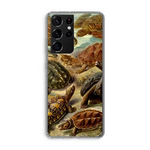 CaseCompany Haeckel Chelonia: Samsung Galaxy S21 Ultra Transparant Hoesje