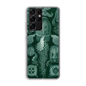 CaseCompany Haeckel Cubomedusae: Samsung Galaxy S21 Ultra Transparant Hoesje