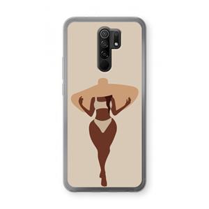 CaseCompany Let's get salty: Xiaomi Redmi 9 Transparant Hoesje