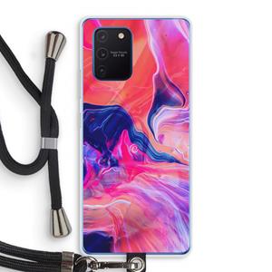 CaseCompany Earth And Ocean: Samsung Galaxy Note 10 Lite Transparant Hoesje met koord