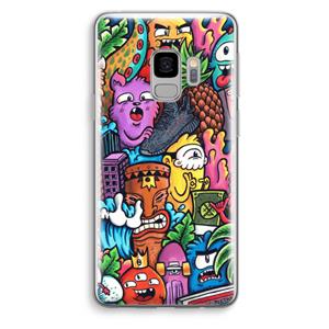 CaseCompany Vexx Mixtape: Samsung Galaxy S9 Transparant Hoesje