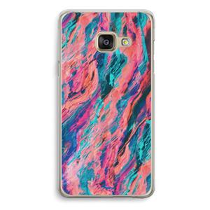 CaseCompany Electric Times: Samsung A3 (2017) Transparant Hoesje