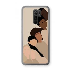 CaseCompany Sweet creatures: Xiaomi Redmi 9 Transparant Hoesje