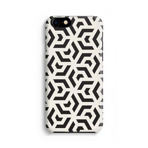 CaseCompany Crazy pattern: iPhone 8 Volledig Geprint Hoesje