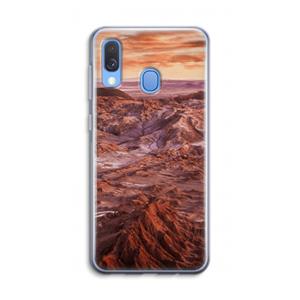 CaseCompany Mars: Samsung Galaxy A40 Transparant Hoesje