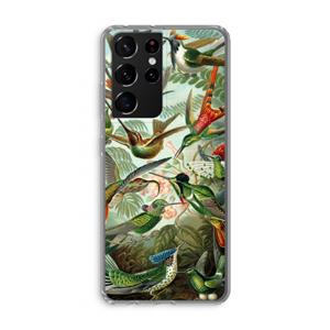 CaseCompany Haeckel Trochilidae: Samsung Galaxy S21 Ultra Transparant Hoesje