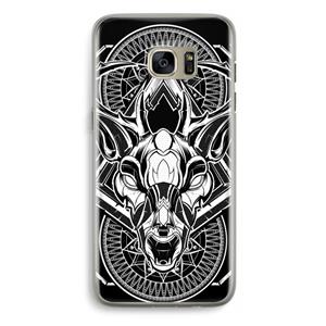 CaseCompany Oh Deer: Samsung Galaxy S7 Edge Transparant Hoesje