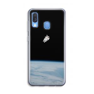 CaseCompany Alone in Space: Samsung Galaxy A40 Transparant Hoesje