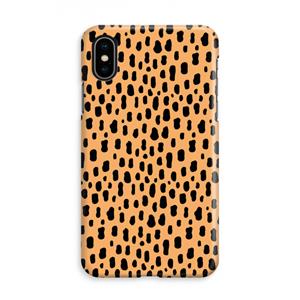 CaseCompany Panter: iPhone Xs Volledig Geprint Hoesje