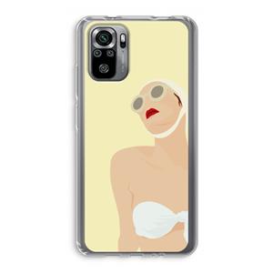 CaseCompany Summer: Xiaomi Redmi Note 10S Transparant Hoesje