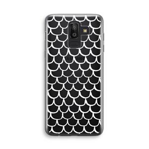 CaseCompany Dakpannetjes: Samsung Galaxy J8 (2018) Transparant Hoesje