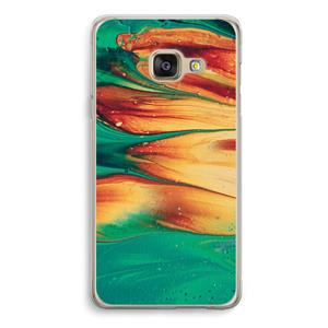CaseCompany Green Inferno: Samsung A3 (2017) Transparant Hoesje