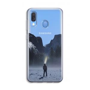 CaseCompany Wanderlust: Samsung Galaxy A40 Transparant Hoesje